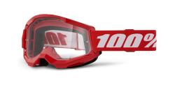 STRATA 2 new motokrosov okuliare erven 100%